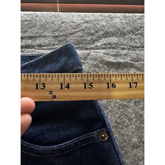 BUGLE BOY WOMENS VINTAGE 705 JEANS SIZE 10 AVERAGE DARK WASH STRAIGHT LEG - Picture 3 of 8